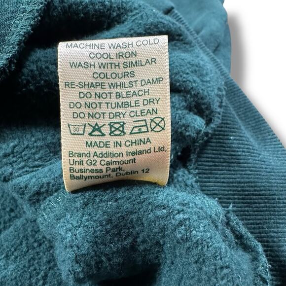 Jameson Whiskey Varsity Snap Button Jacket Cotton Green Red Maroon Men’s Small - Picture 6 of 8